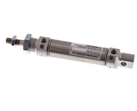 ISO 6432 Ronde Dubbelwerkende Cilinder 25-50mm - Magnetisch - Demping