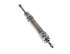ISO 6432 Ronde Dubbelwerkende Cilinder 16-25mm - Magnetisch - Demping - Buitendraad - Dubbele Zuigerstang