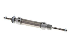 ISO 6432 Ronde Dubbelwerkende Cilinder 16-25mm - Magnetisch - Demping - Buitendraad - Dubbele Zuigerstang