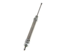 ISO 6432 Ronde Dubbelwerkende Cilinder 16-80mm - Magnetisch - Demping - Buitendraad - Dubbele Zuigerstang