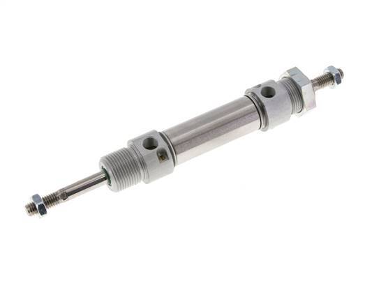 ISO 6432 Ronde Dubbelwerkende Cilinder 20-25mm - Magnetisch - Demping - Buitendraad - Dubbele Zuigerstang