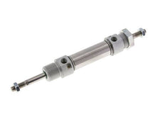 ISO 6432 Ronde Dubbelwerkende Cilinder 20-25mm - Magnetisch - Demping - Buitendraad - Dubbele Zuigerstang