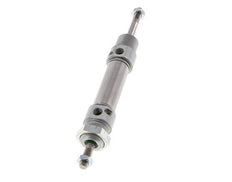 ISO 6432 Ronde Dubbelwerkende Cilinder 20-25mm - Magnetisch - Demping - Buitendraad - Dubbele Zuigerstang