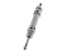 ISO 6432 Ronde Dubbelwerkende Cilinder 20-25mm - Magnetisch - Demping - Buitendraad - Dubbele Zuigerstang
