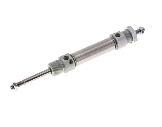 ISO 6432 Ronde Dubbelwerkende Cilinder 20-40mm - Magnetisch - Demping - Buitendraad - Dubbele Zuigerstang