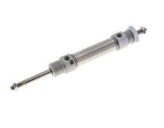 ISO 6432 Ronde Dubbelwerkende Cilinder 20-40mm - Magnetisch - Demping - Buitendraad - Dubbele Zuigerstang