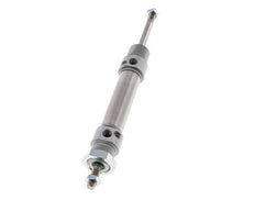 ISO 6432 Ronde Dubbelwerkende Cilinder 20-40mm - Magnetisch - Demping - Buitendraad - Dubbele Zuigerstang