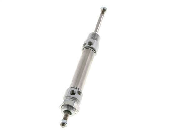 ISO 6432 Ronde Dubbelwerkende Cilinder 20-50mm - Magnetisch - Demping - Buitendraad - Dubbele Zuigerstang