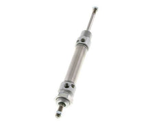 ISO 6432 Ronde Dubbelwerkende Cilinder 20-50mm - Magnetisch - Demping - Buitendraad - Dubbele Zuigerstang
