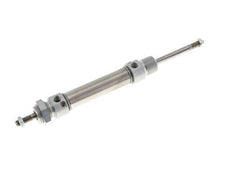 ISO 6432 Ronde Dubbelwerkende Cilinder 20-50mm - Magnetisch - Demping - Buitendraad - Dubbele Zuigerstang