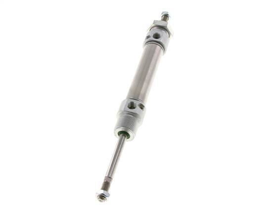ISO 6432 Ronde Dubbelwerkende Cilinder 20-50mm - Magnetisch - Demping - Buitendraad - Dubbele Zuigerstang