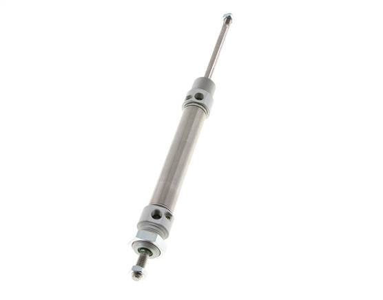 ISO 6432 Ronde Dubbelwerkende Cilinder 20-80mm - Magnetisch - Demping - Buitendraad - Dubbele Zuigerstang