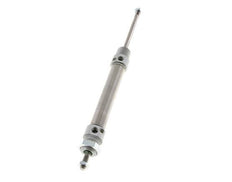 ISO 6432 Ronde Dubbelwerkende Cilinder 20-80mm - Magnetisch - Demping - Buitendraad - Dubbele Zuigerstang