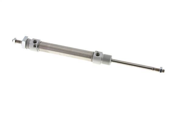 ISO 6432 Ronde Dubbelwerkende Cilinder 20-80mm - Magnetisch - Demping - Buitendraad - Dubbele Zuigerstang
