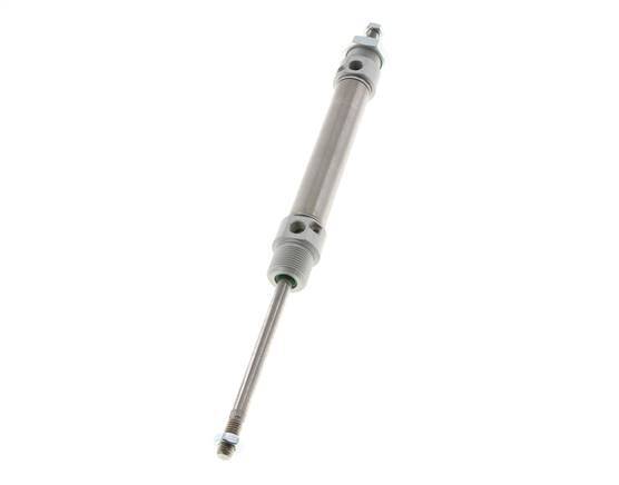 ISO 6432 Ronde Dubbelwerkende Cilinder 20-80mm - Magnetisch - Demping - Buitendraad - Dubbele Zuigerstang
