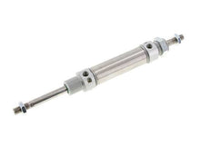 ISO 6432 Ronde Dubbelwerkende Cilinder 25-50mm - Magnetisch - Demping - Buitendraad - Dubbele Zuigerstang