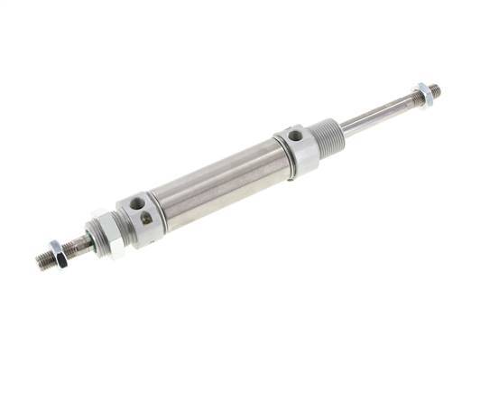 ISO 6432 Ronde Dubbelwerkende Cilinder 25-50mm - Magnetisch - Demping - Buitendraad - Dubbele Zuigerstang