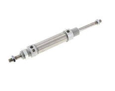 ISO 6432 Ronde Dubbelwerkende Cilinder 25-50mm - Magnetisch - Demping - Buitendraad - Dubbele Zuigerstang