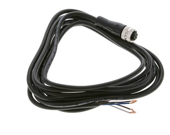 Aansluiting Lijnconnector M12 3m