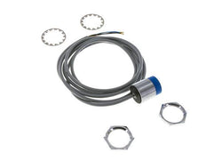 Inductieve benaderingsschakelaar 15mm M30x1,5 met kabel 2m