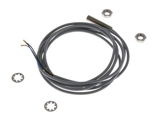 Inductieve benaderingsschakelaar 1,5mm M8x1 met kabel 2m