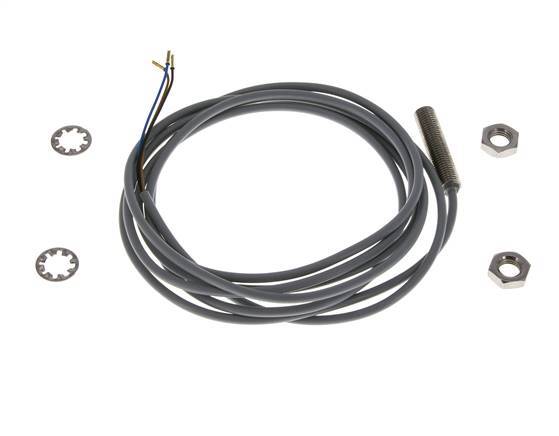 Inductieve benaderingsschakelaar 1,5mm M8x1 met kabel 2m
