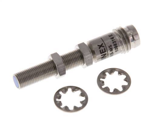 Inductieve benaderingsschakelaar 0,8 mm M5x0,5 M8 (3-polig)