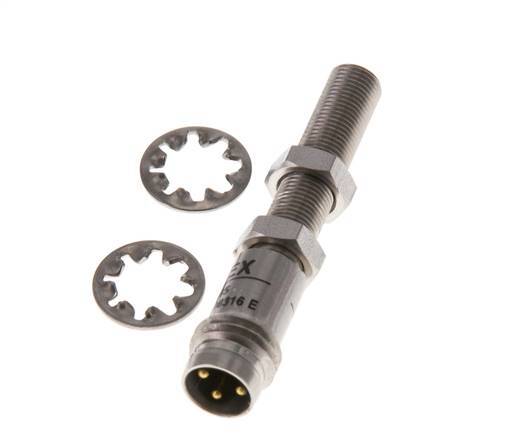 Inductieve benaderingsschakelaar 0,8 mm M5x0,5 M8 (3-polig)