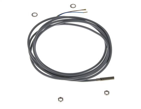 Inductieve benaderingsschakelaar 0,8mm M5x0,5 met kabel 2m