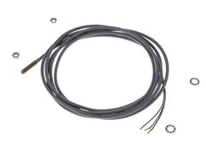 Inductieve benaderingsschakelaar 0,8mm M5x0,5 met kabel 2m