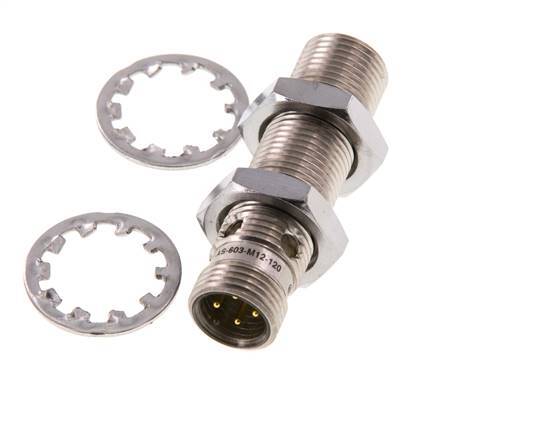 Inductieve benaderingsschakelaar 2mm M12x1 M12 (4-polig)