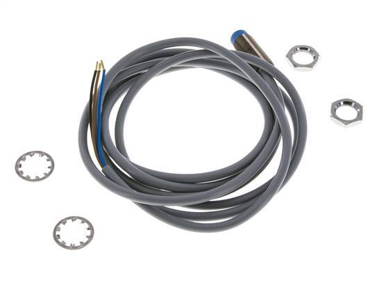 Inductieve benaderingsschakelaar 4mm M12x1 met kabel 2m