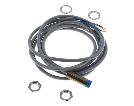 Inductieve benaderingsschakelaar 4mm M12x1 met kabel 2m