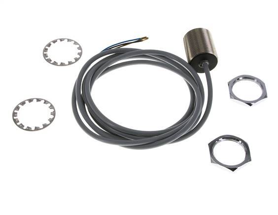 Inductieve benaderingsschakelaar 10mm M30x1,5 met kabel 2m