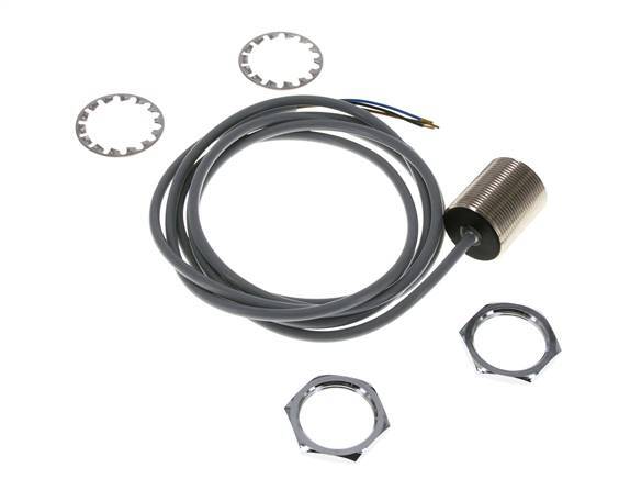 Inductieve benaderingsschakelaar 10mm M30x1,5 met kabel 2m