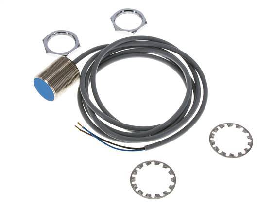 Inductieve benaderingsschakelaar 10mm M30x1,5 met kabel 2m
