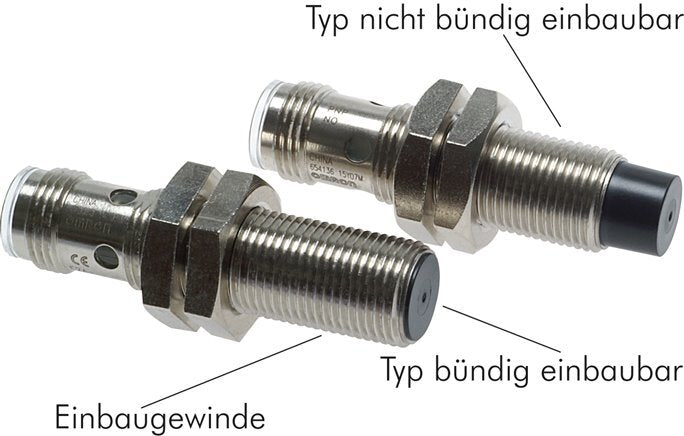 Inductive Proximity Switch 8mm M12x1 with Cable 2m