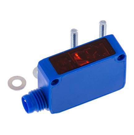 Eenrichtingslichtschermontvanger 0-30000 mm M8 3-polig