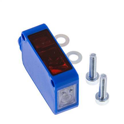 Eenrichtingslichtschermontvanger 0-30000 mm M8 3-polig