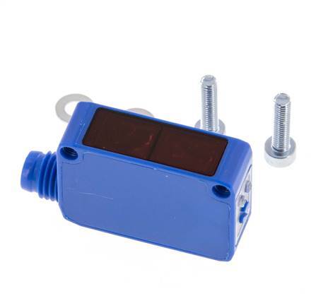 Retroreflecterende foto-elektrische sensor 10-5000 mm M8 4-pins