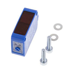 Retroreflecterende foto-elektrische sensor 10-5000 mm M8 4-pins