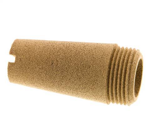 Pneumatic muffler sintered bronze G3/8'' [2 Pieces]