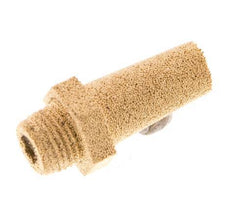 G1/8'' Gesinterd Brons Pneumatische Geluiddemper Zeshoekige Koppeling [5 Stuks]