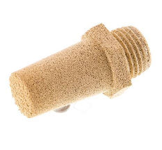 G1/4'' Gesinterd Brons Pneumatische Geluiddemper Zeshoekige Koppeling [2 Stuks]