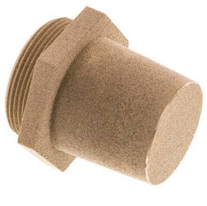 G2'' Sintered Bronze Pneumatic Muffler Hexagonal Fitting