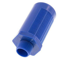 G3/4'' Kunststof Pneumatische Geluiddemper Zelfreinigende Granulaat Vulling