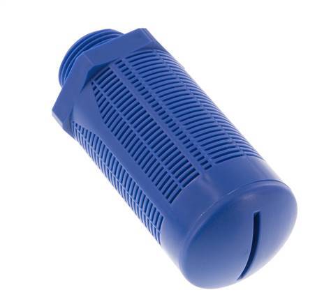 G1'' Kunststof Pneumatische Geluiddemper Zelfreinigende Granulaat Vulling