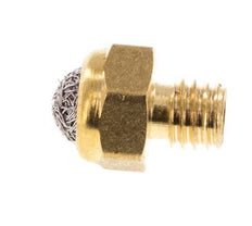 M5 Messing Compacte Pneumatische Geluiddemper 1.4301 Draadgaas [5 Stuks]