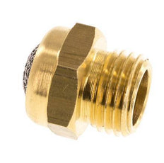 G1/4'' Messing Compacte Pneumatische Geluiddemper 1.4301 Draadgaas [5 Stuks]