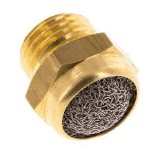 G1/4'' Messing Compacte Pneumatische Geluiddemper 1.4301 Draadgaas [5 Stuks]